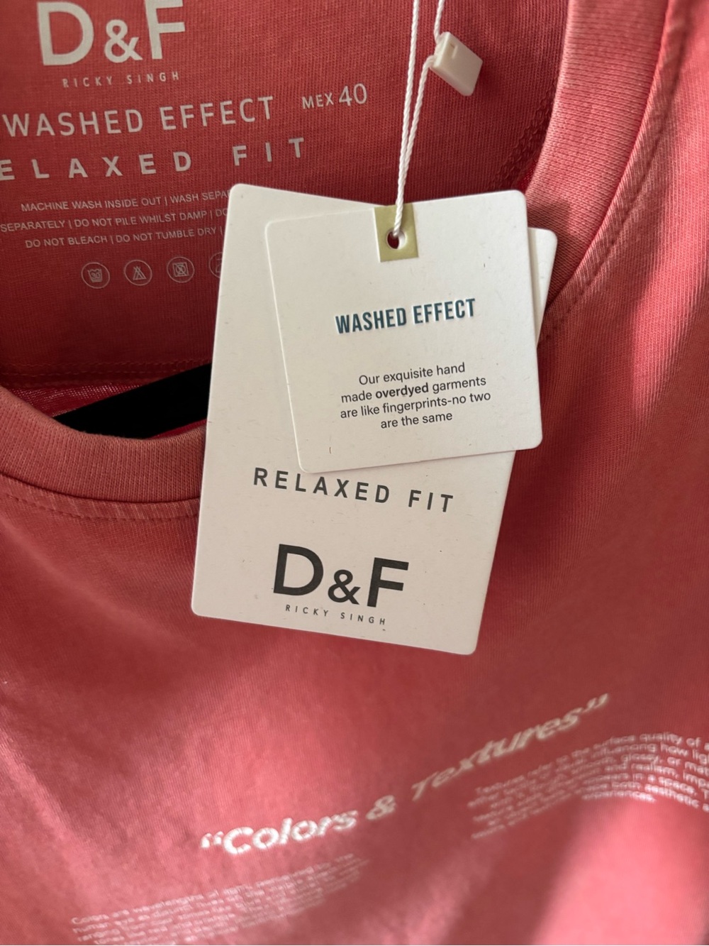 Men's Short Sleeve Tee in Rust